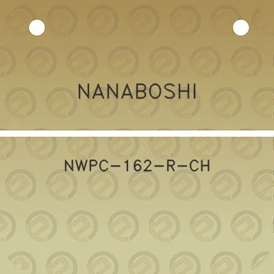 nanaboshi-nwpc-162-r-ch