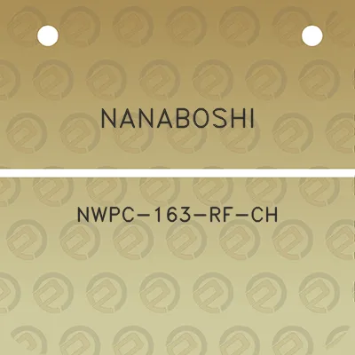 nanaboshi-nwpc-163-rf-ch