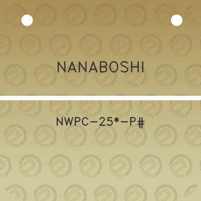 nanaboshi-nwpc-25-p