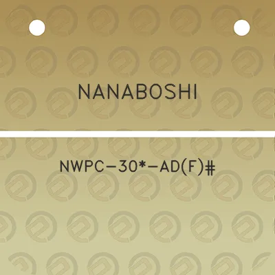 nanaboshi-nwpc-30-adf