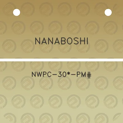 nanaboshi-nwpc-30-pm