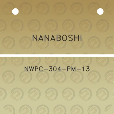 nanaboshi-nwpc-304-pm-13