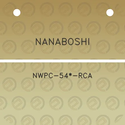 nanaboshi-nwpc-54-rca