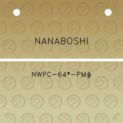 nanaboshi-nwpc-64-pm