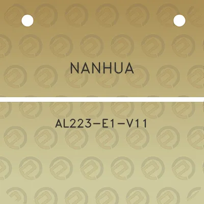 nanhua-al223-e1-v11