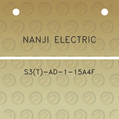 nanji-electric-s3t-ad-1-15a4f