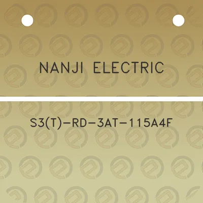 nanji-electric-s3t-rd-3at-115a4f