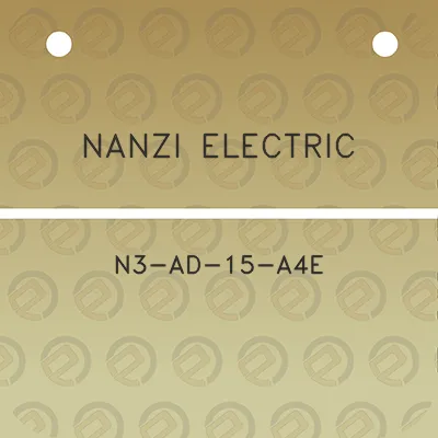 nanzi-electric-n3-ad-15-a4e