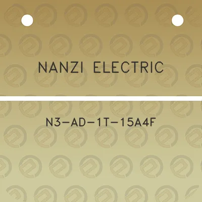 nanzi-electric-n3-ad-1t-15a4f