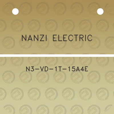 nanzi-electric-n3-vd-1t-15a4e