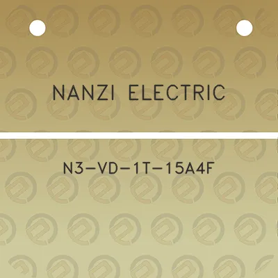 nanzi-electric-n3-vd-1t-15a4f