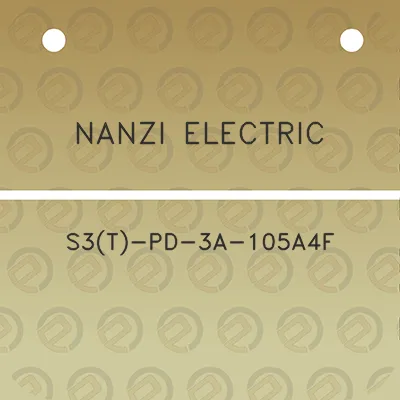 nanzi-electric-s3t-pd-3a-105a4f