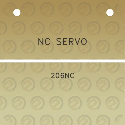 nc-servo-206nc