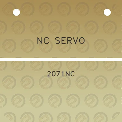 nc-servo-2071nc