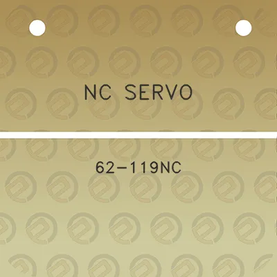 nc-servo-62-119nc