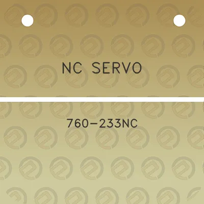 nc-servo-760-233nc