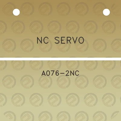 nc-servo-a076-2nc