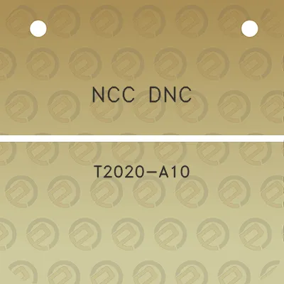 ncc-dnc-t2020-a10