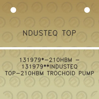 ndusteq-top-131979-210hbm-131979industeq-top-210hbm-trochoid-pump