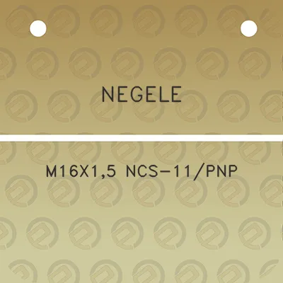 negele-m16x15-ncs-11pnp