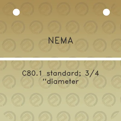 nema-c801-standard-34-diameter