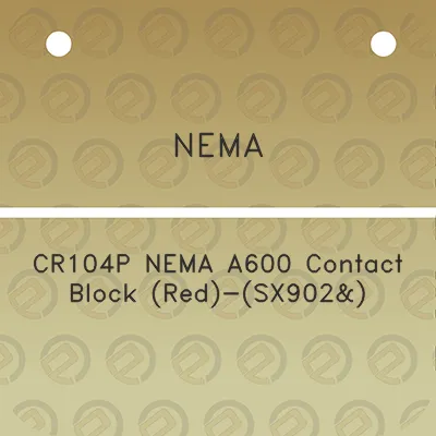 nema-cr104p-nema-a600-contact-block-red-sx902