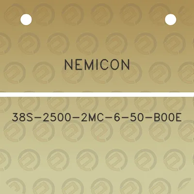 nemicon-38s-2500-2mc-6-50-b00e