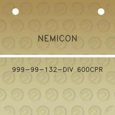 nemicon-999-99-132-div-600cpr