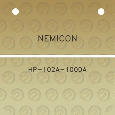 nemicon-hp-102a-1000a