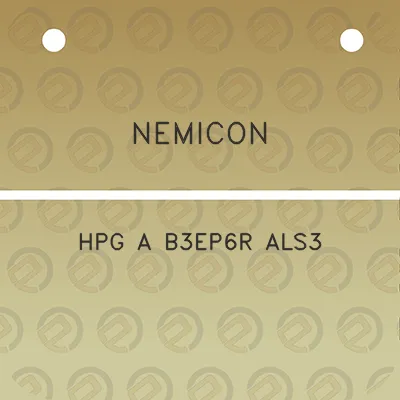 nemicon-hpg-a-b3ep6r-als3