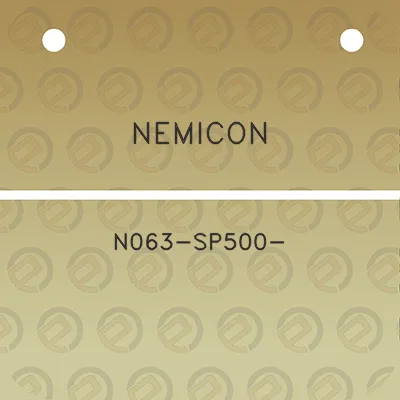 nemicon-n063-sp500