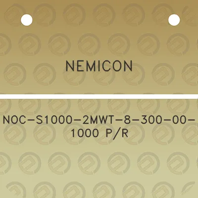 nemicon-noc-s1000-2mwt-8-300-00-1000-pr