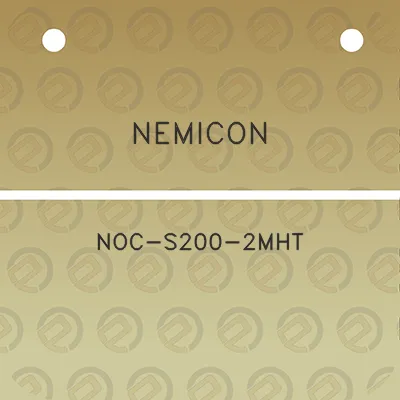 nemicon-noc-s200-2mht