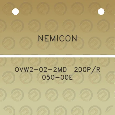 nemicon-ovw2-02-2md-200pr-050-00e