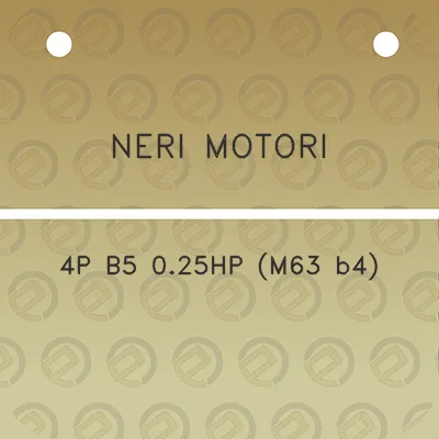 neri-motori-4p-b5-025hp-m63-b4