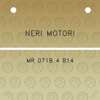 neri-motori-mr-071b-4-b14