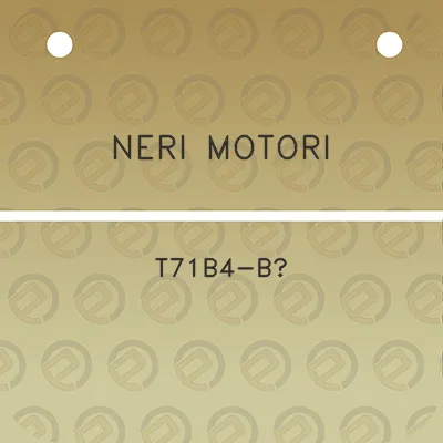 neri-motori-t71b4-b