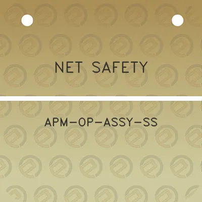 net-safety-apm-op-assy-ss