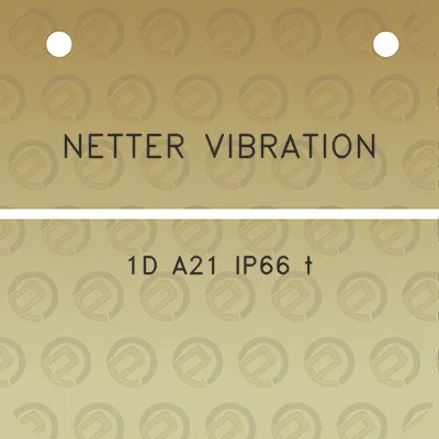 netter-vibration-1d-a21-ip66-t