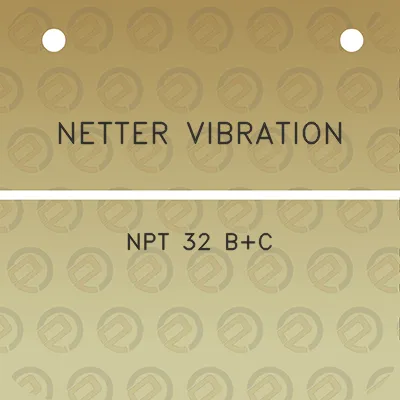 netter-vibration-npt-32-bc