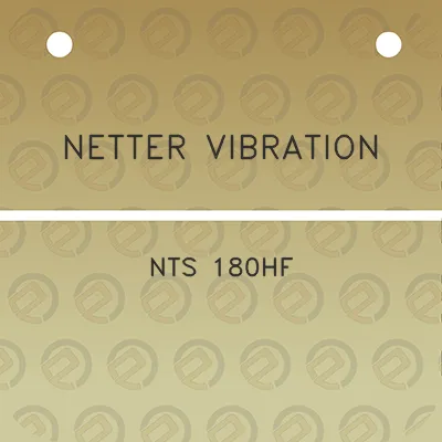 netter-vibration-nts-180hf