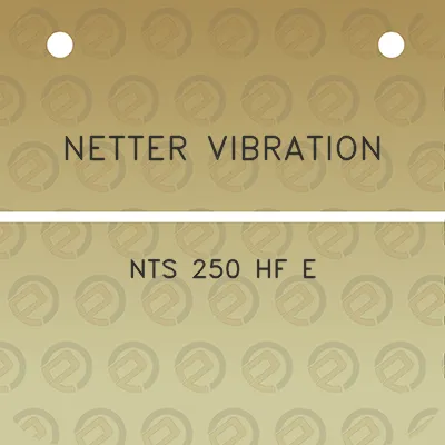 netter-vibration-nts-250-hf-e