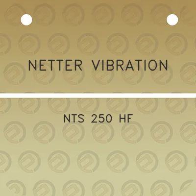 netter-vibration-nts-250-hf