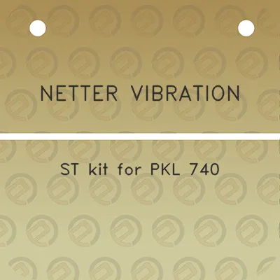 netter-vibration-st-kit-for-pkl-740