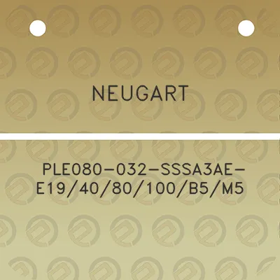 neugart-ple080-032-sssa3ae-e194080100b5m5