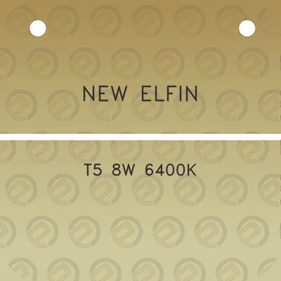 new-elfin-t5-8w-6400k