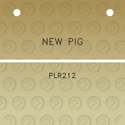 new-pig-plr212