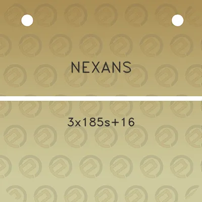 nexans-3x185s16