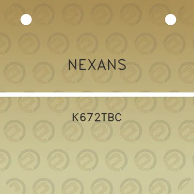 nexans-k672tbc