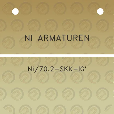 ni-armaturen-ni702-skk-ig